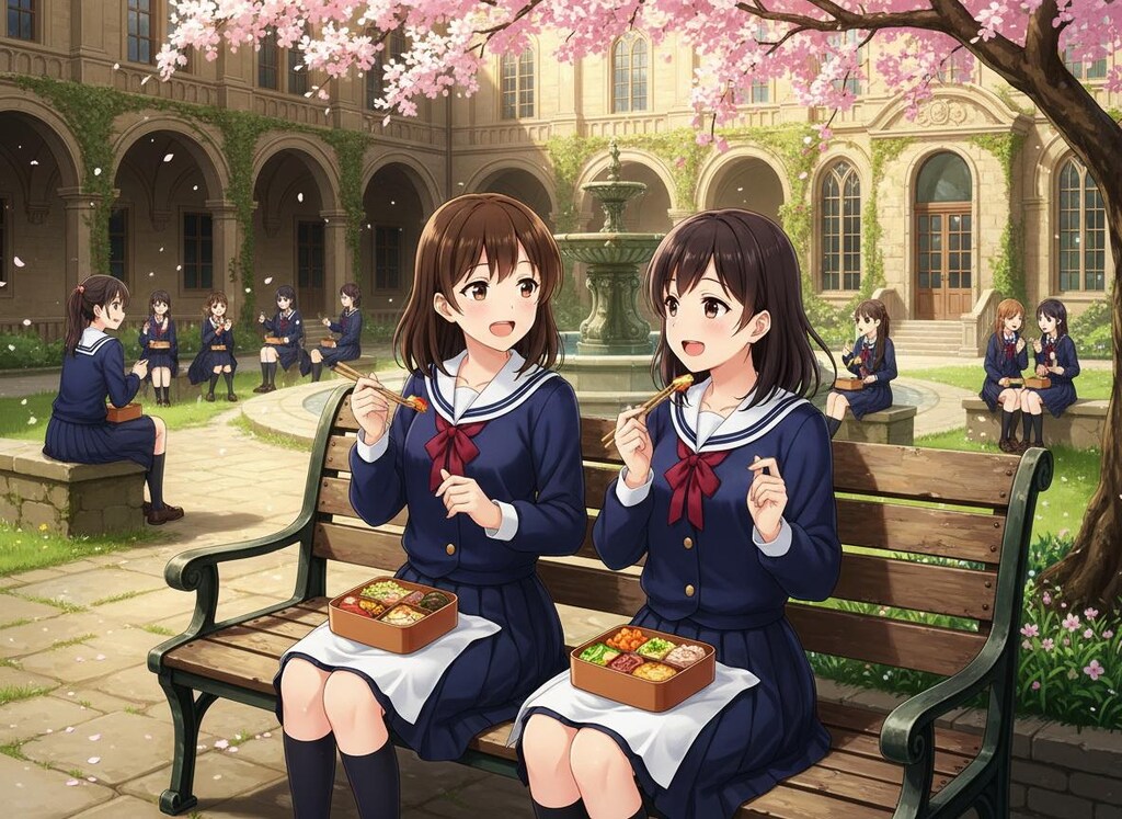 古風な女学校の一日