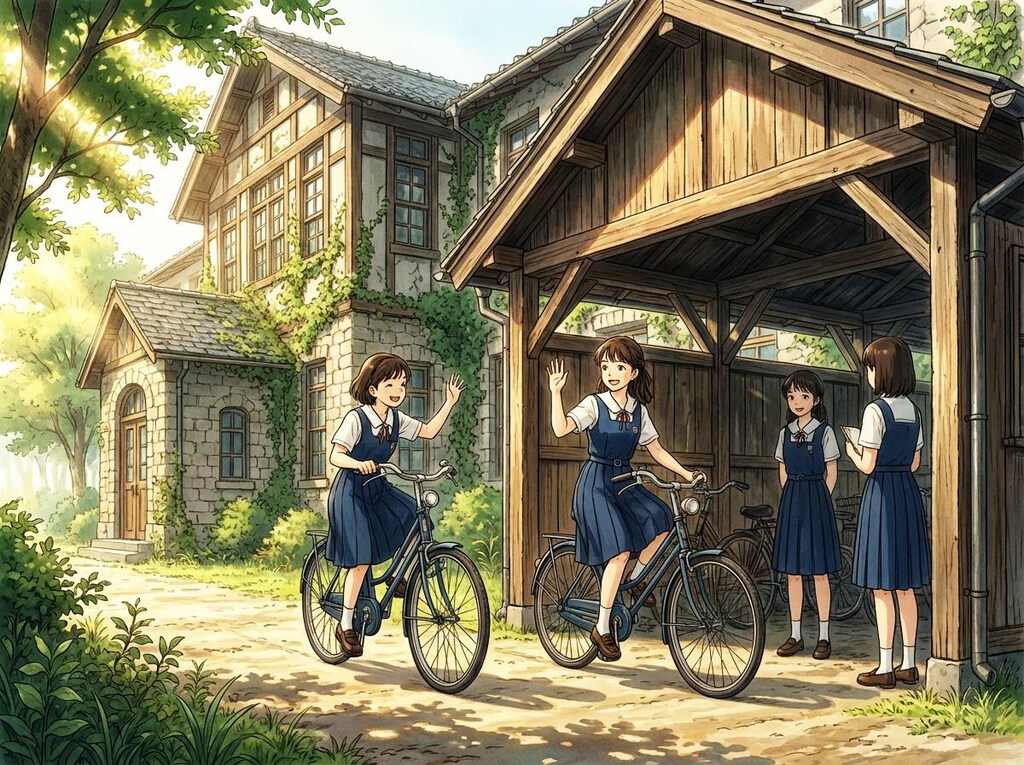 古風な女学校の一日