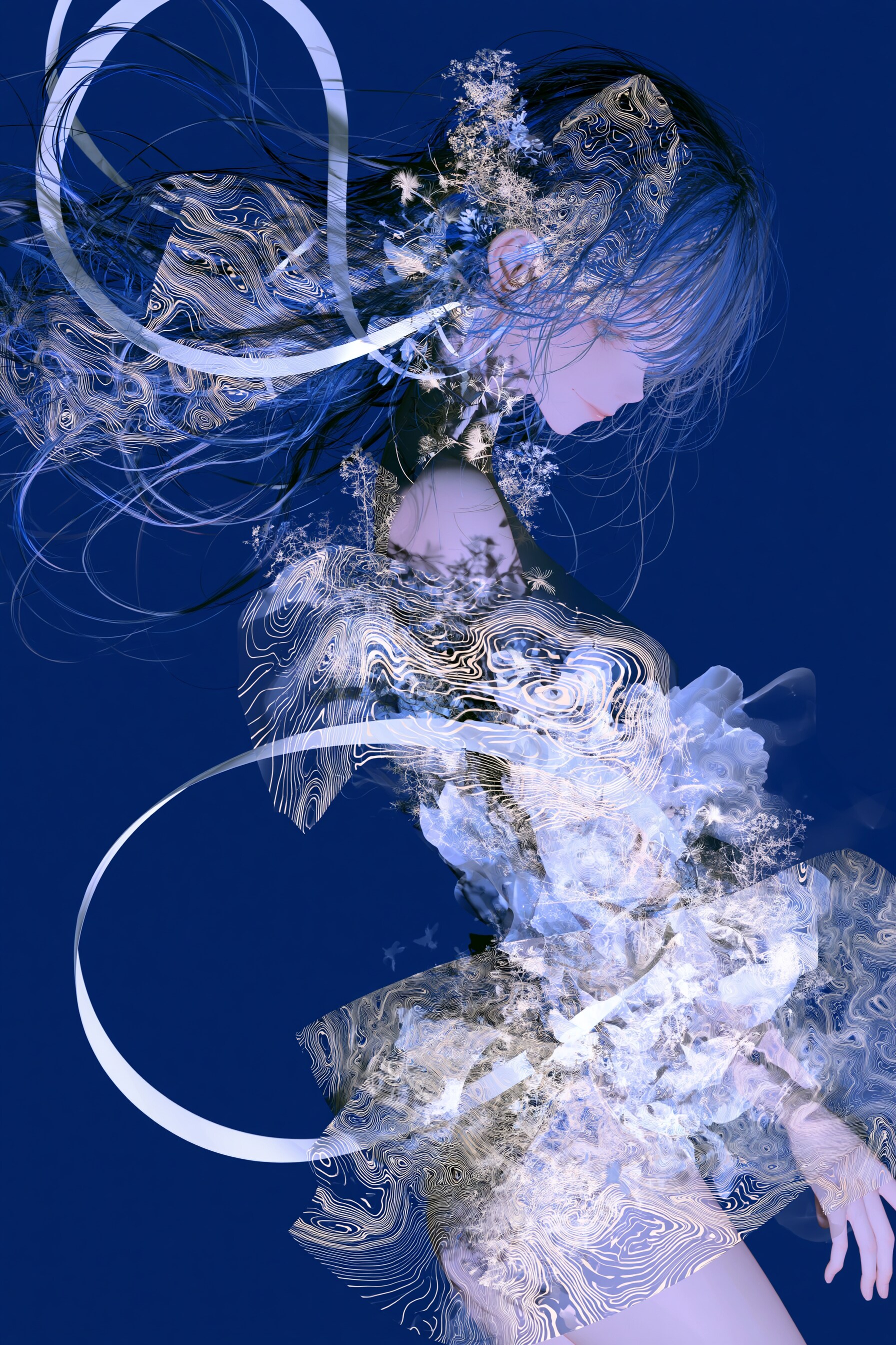 BLUE | の人気AIイラスト・グラビア