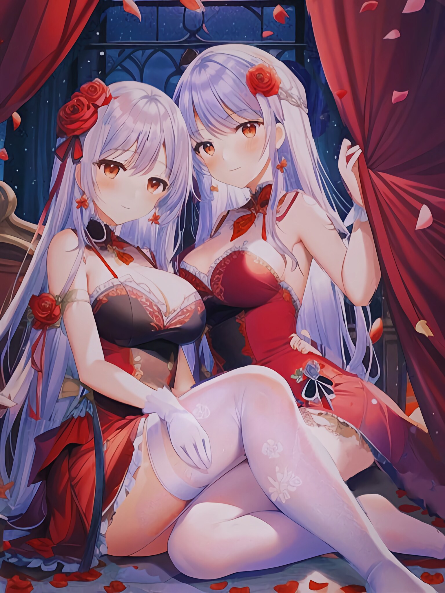 真夜中の薔薇