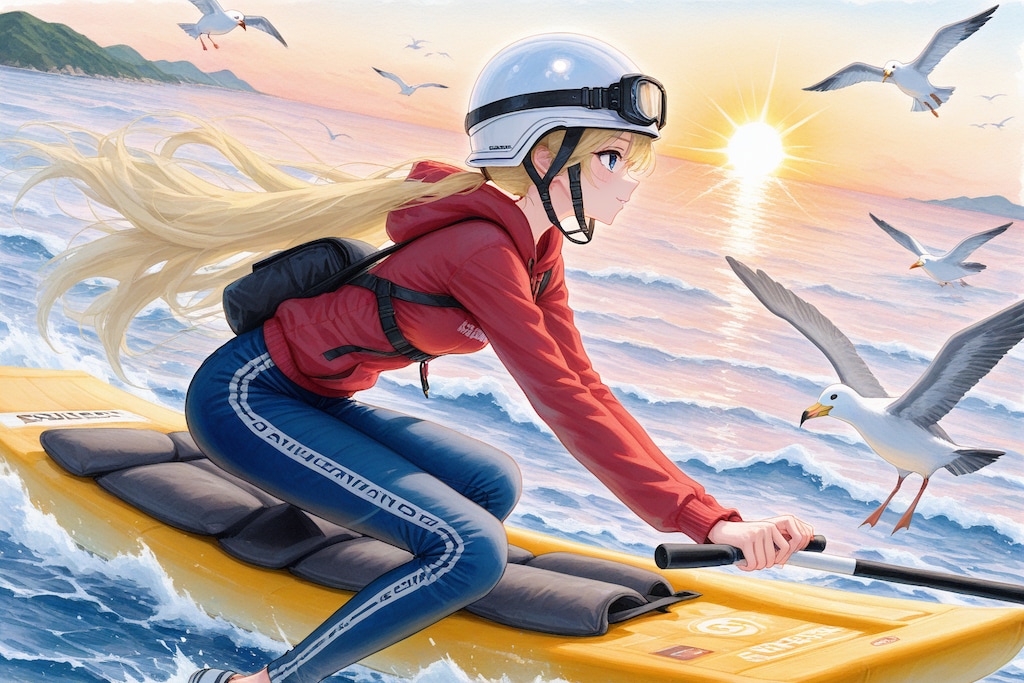 あの島に向かって