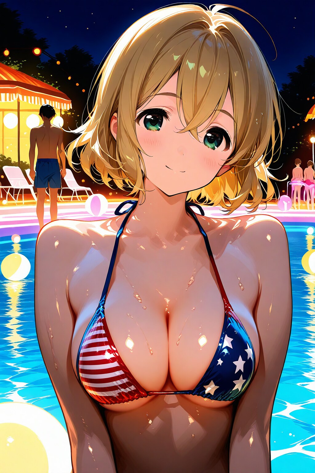 七海麻美とナイトプールデート🇺🇸👙