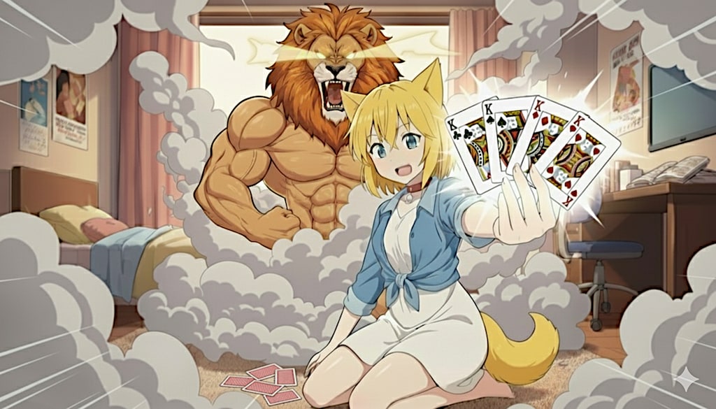 負けたら己の黒歴史を一つ紐解かなければいけないというデスゲームを友達から仕掛けられババ抜きで戦うことになるも中々上がれずにっちもさっちもい…