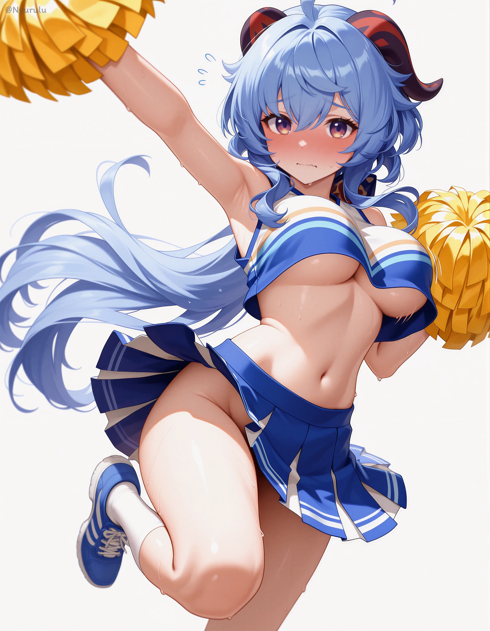 甘雨「が、頑張ってください」