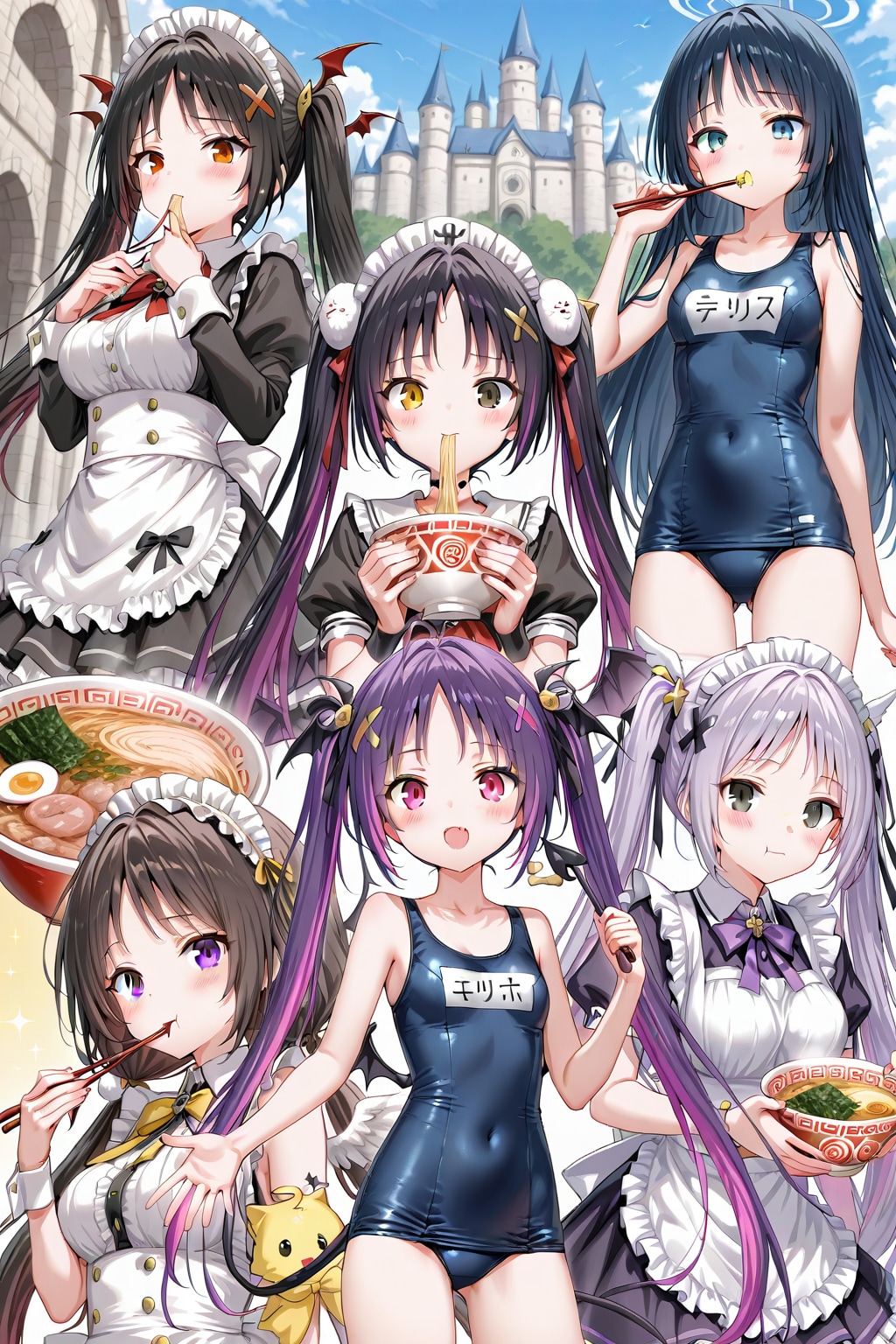 ラーメンをたべてます