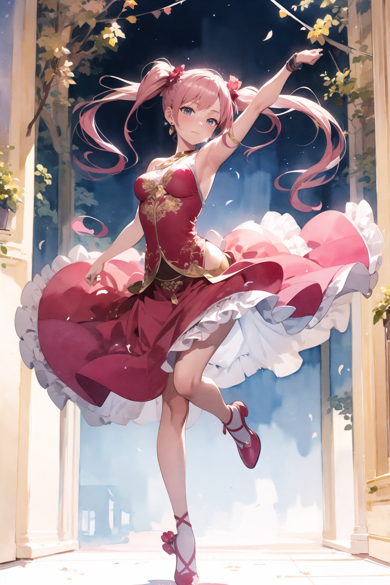 踊る少女