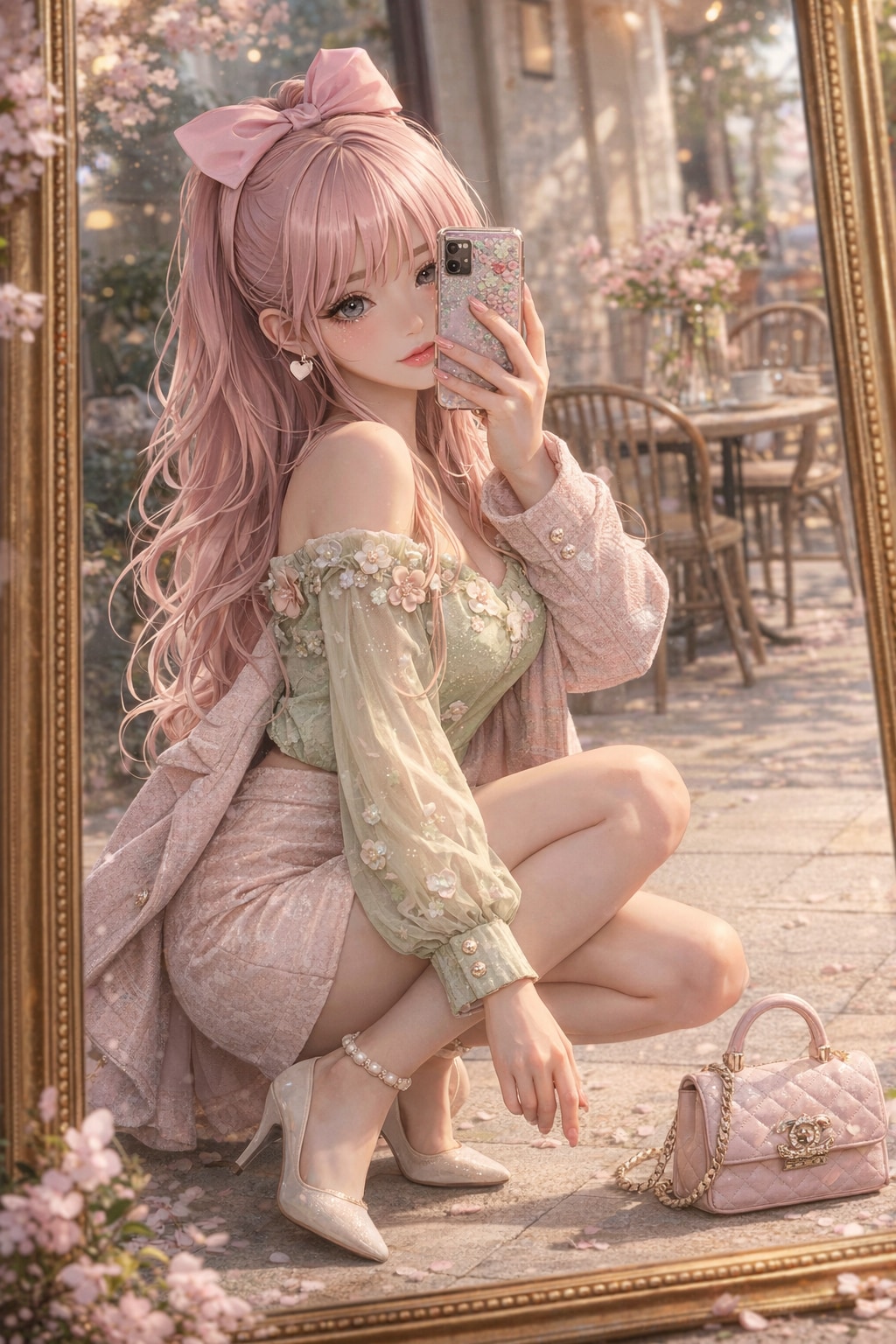 落果ちゃんは、誰よりも可愛い春でありたいのですッ♡ | の人気AIイラスト・グラビア