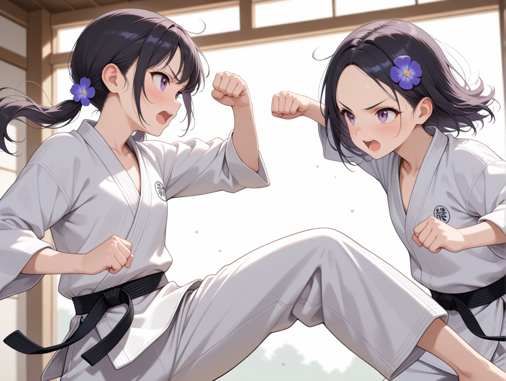 姉妹試合：空手と少林寺