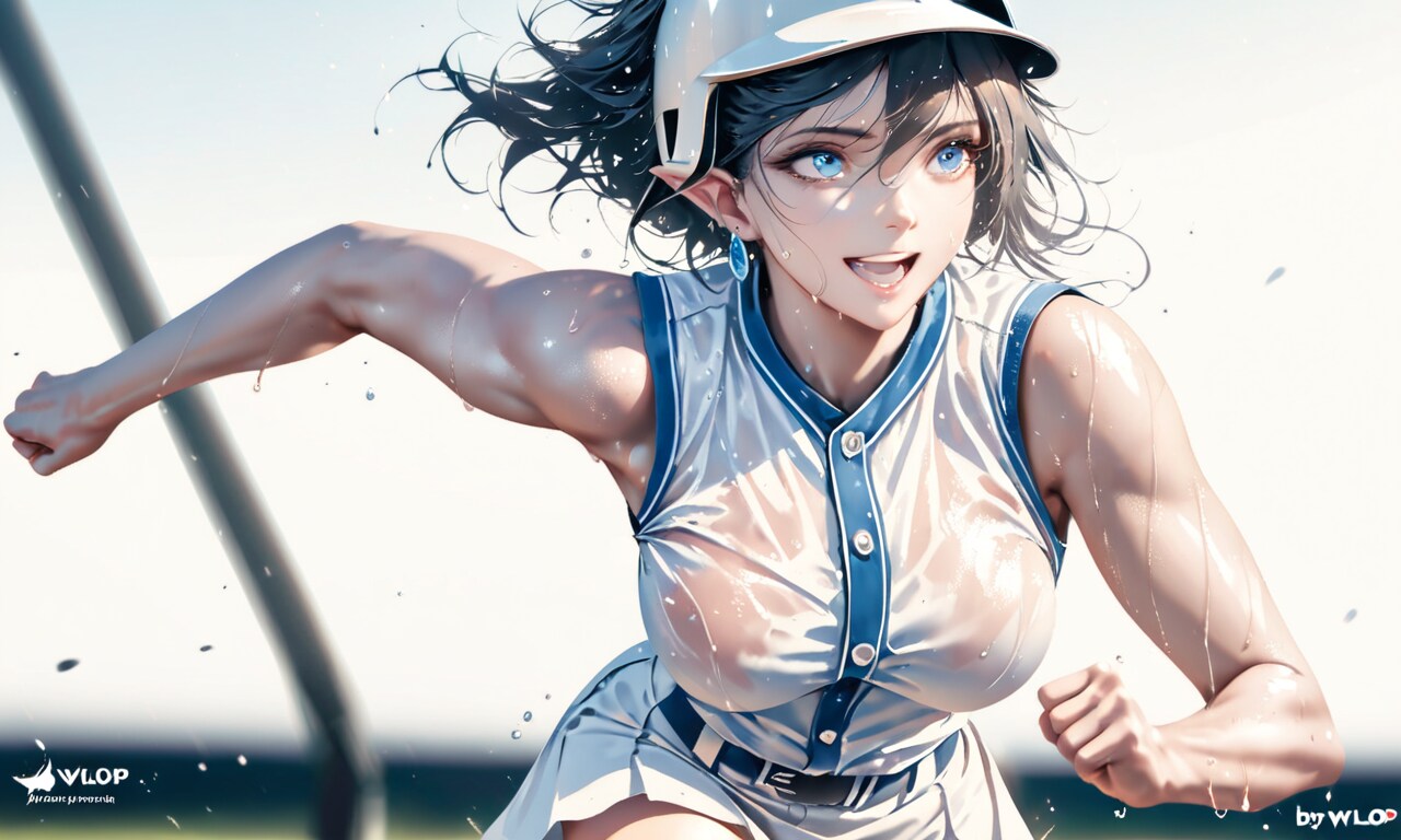 1塁まで全力ダッシュ姉さんXL