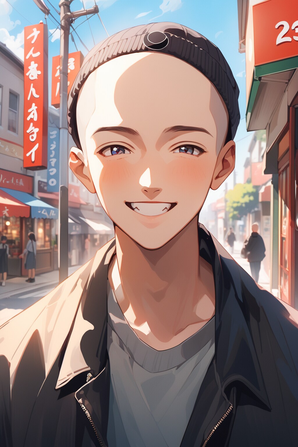 帽子の男性 23歳