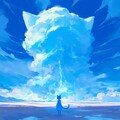 ヌコの雷雲 3枚目