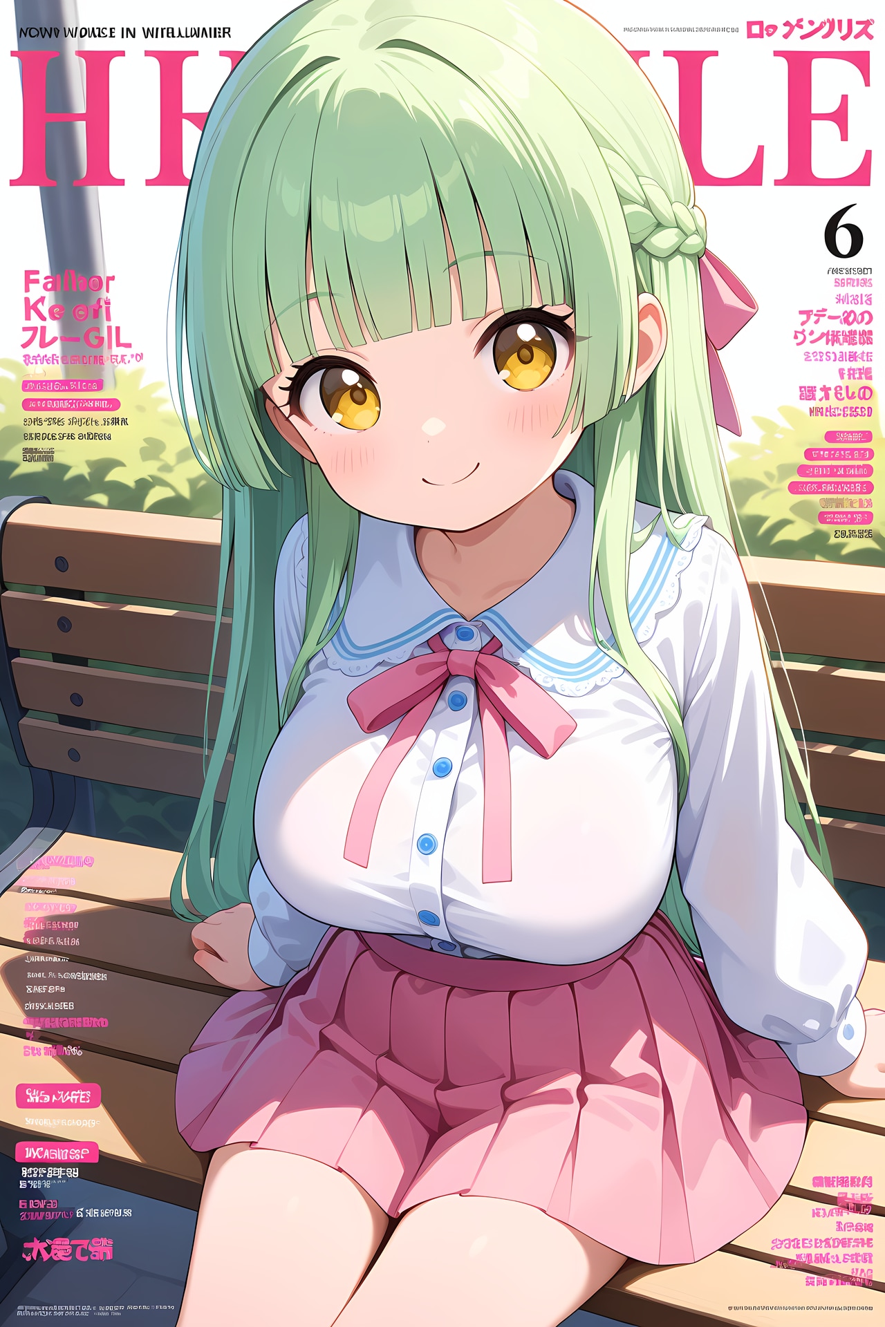 雑誌風 | の人気AIイラスト・グラビア