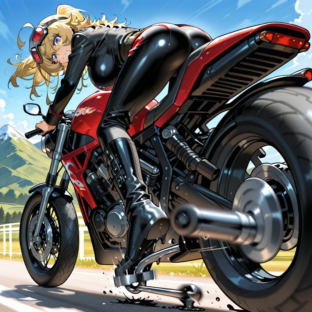 いいお尻とおっぱい♡（現実逃避）　けっきょくバイクのステップは解決しなかった