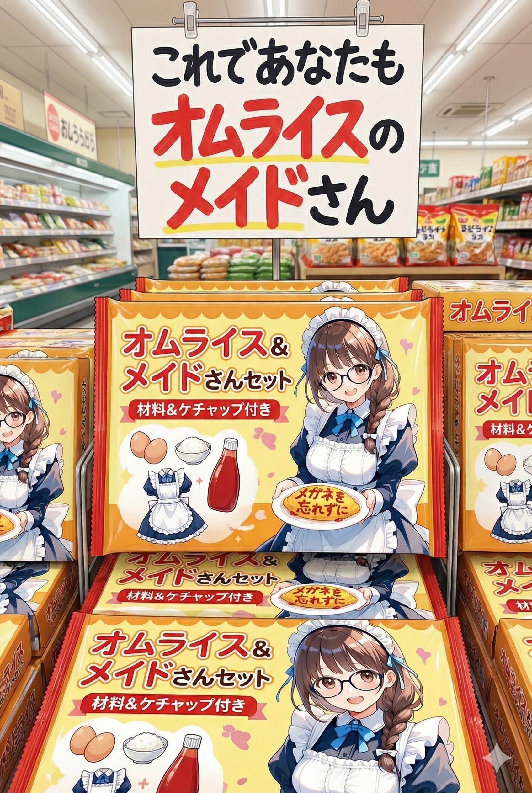 オムライスのメイドさんになろう