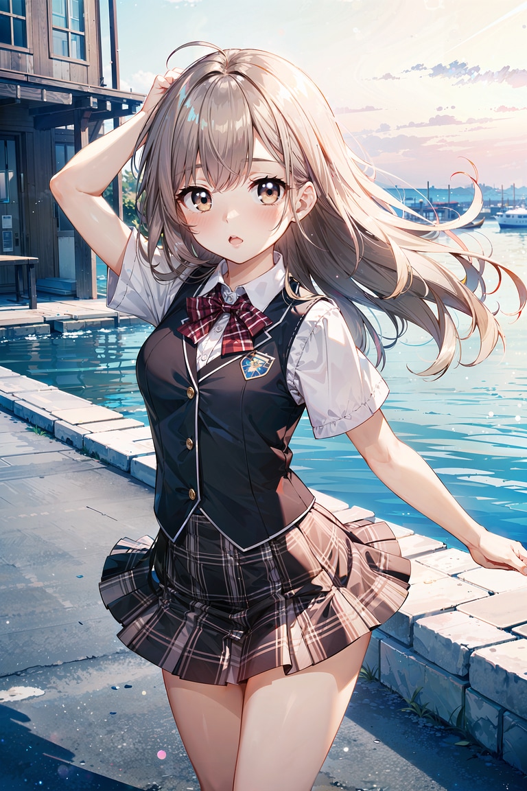 制服少女 80 | の人気AIイラスト・グラビア