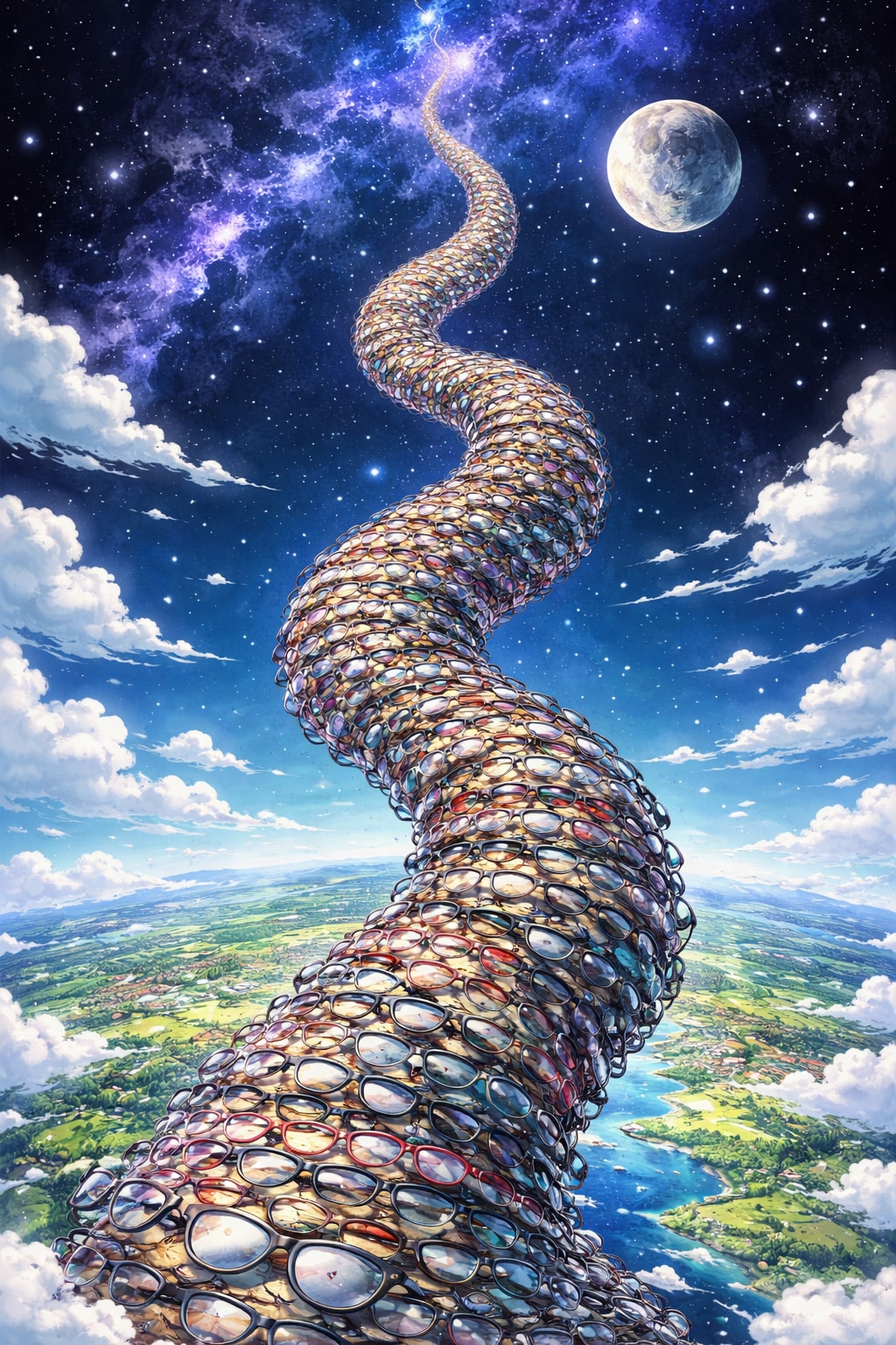 そのマンションでは今日もたくさんの眼鏡が共存している