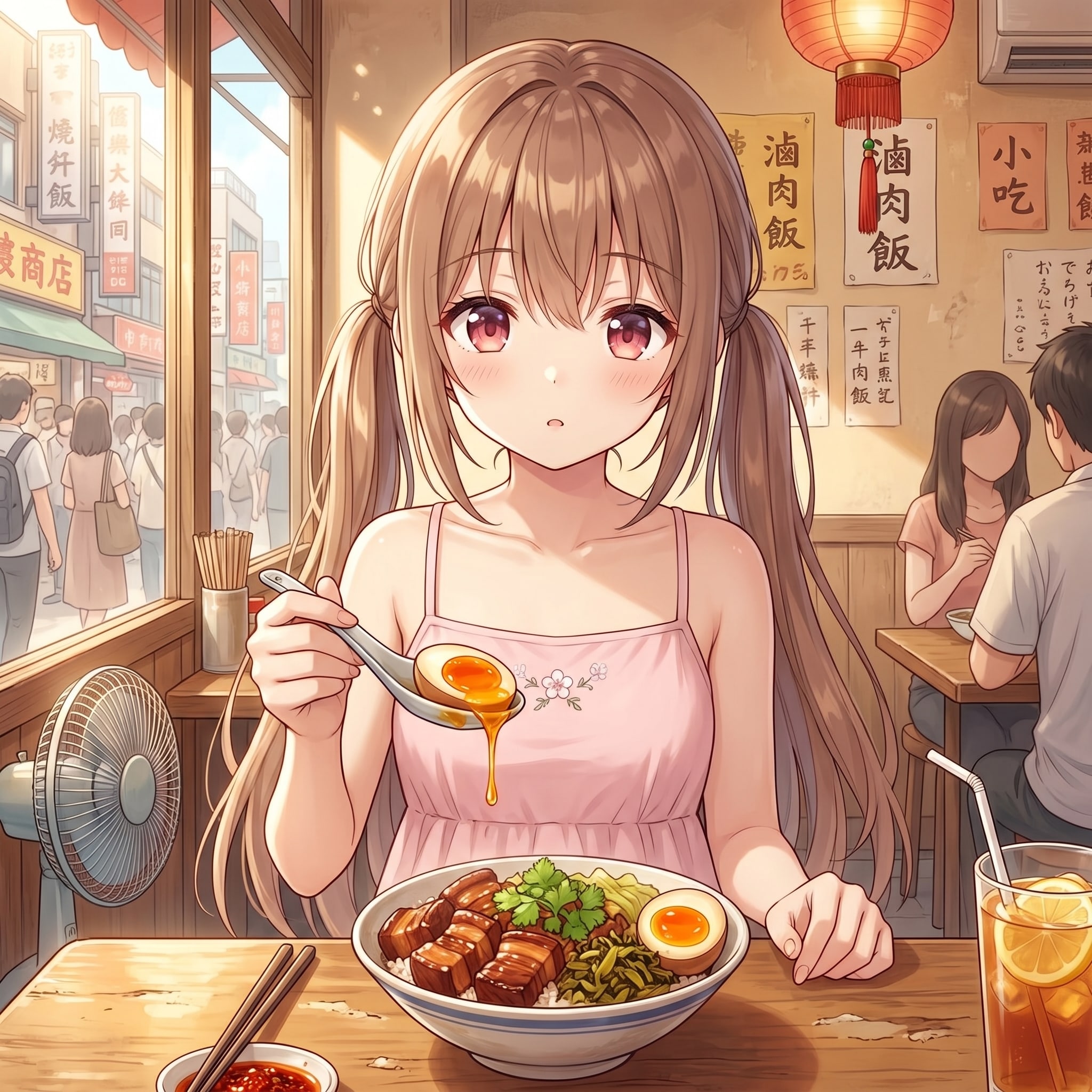 梢とランチ（１２）魯肉飯 | の人気AIイラスト・グラビア