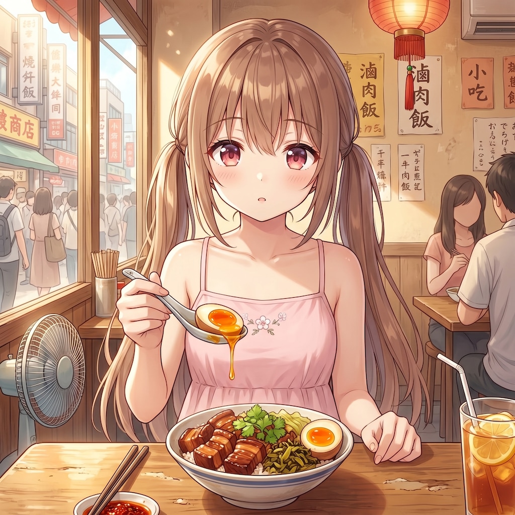 梢とランチ（１２）魯肉飯