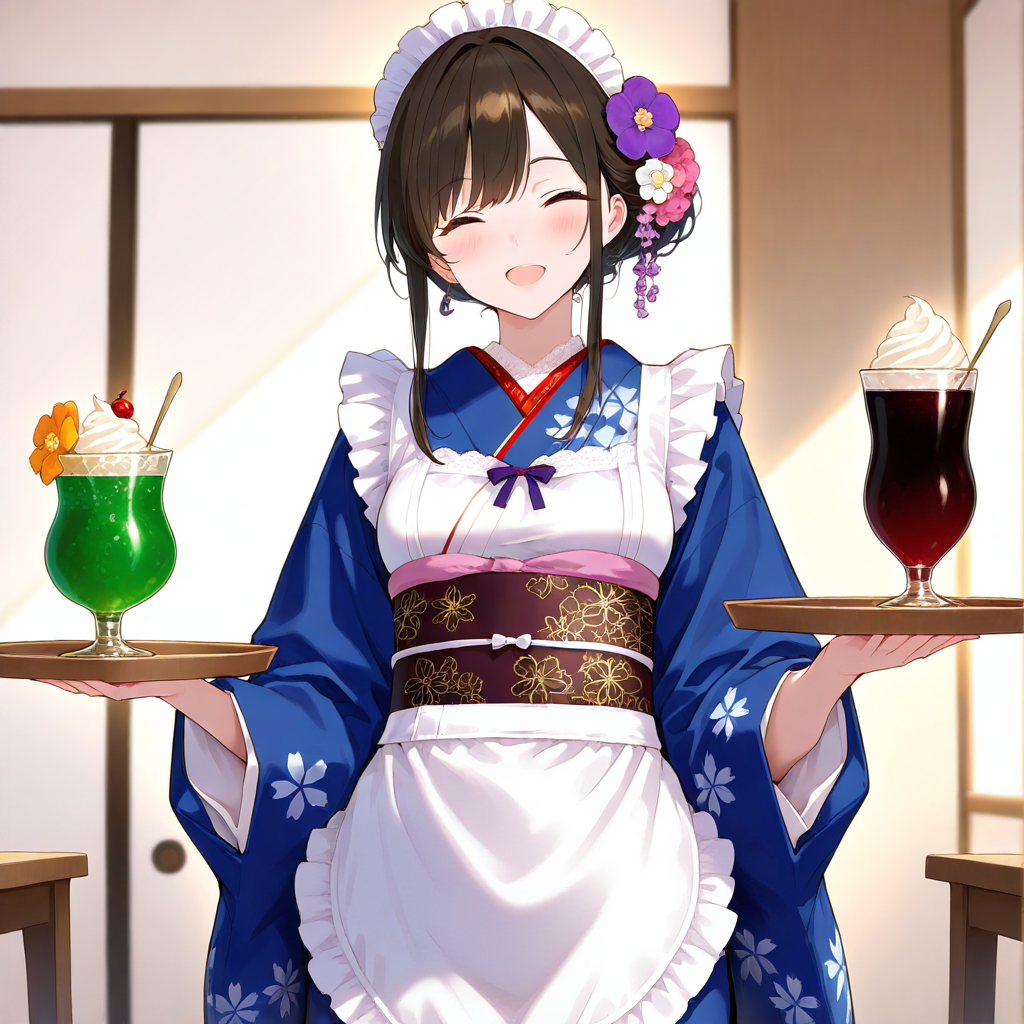 ソーダフロート 和メイドさん