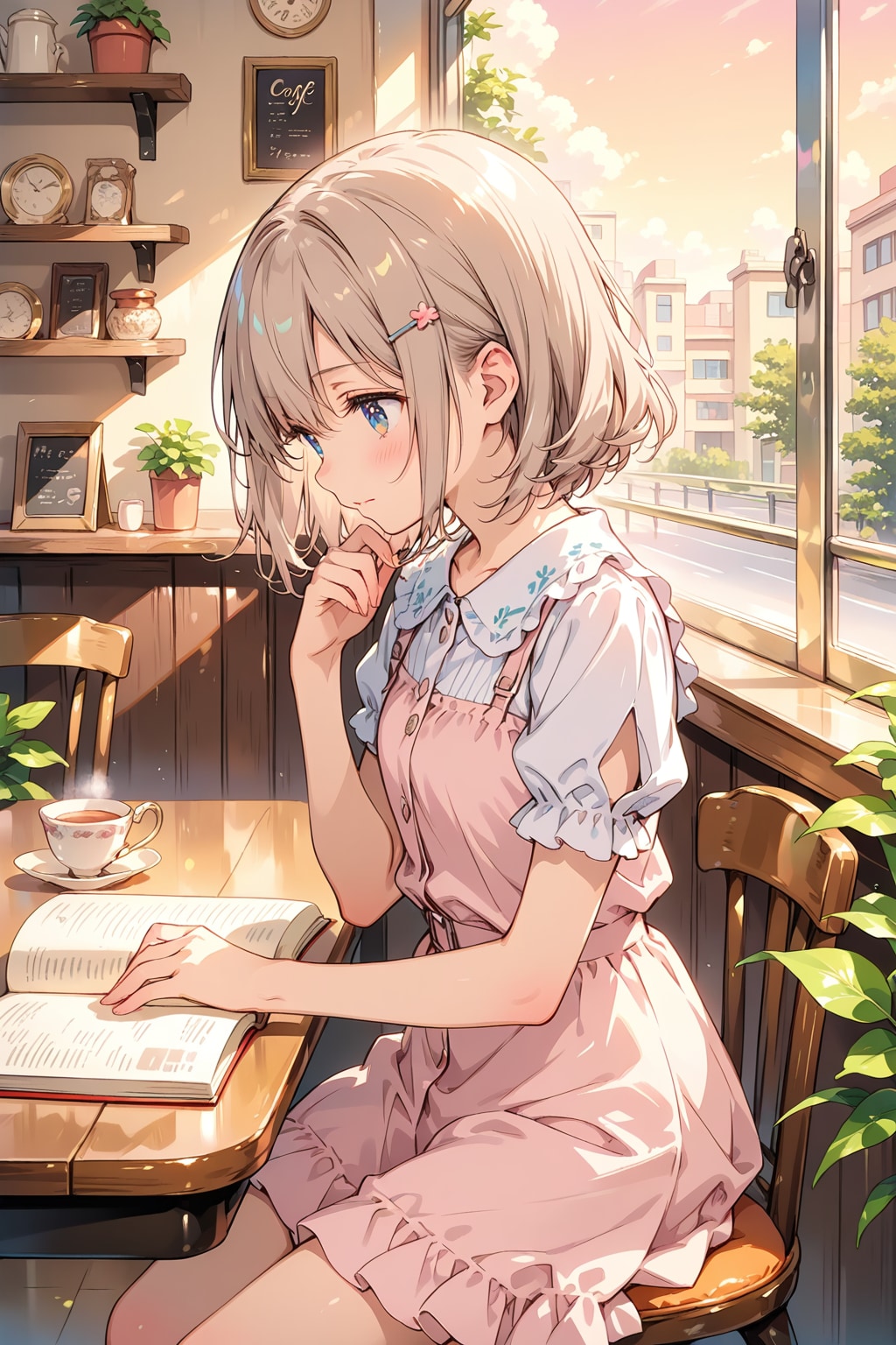 夕暮れの頁 | の人気AIイラスト・グラビア