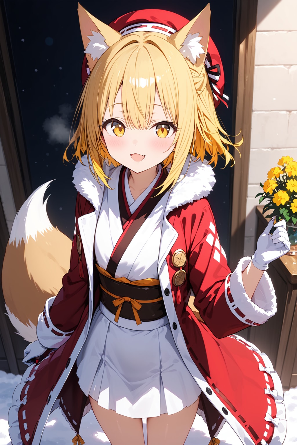 お狐さまとおでかけ