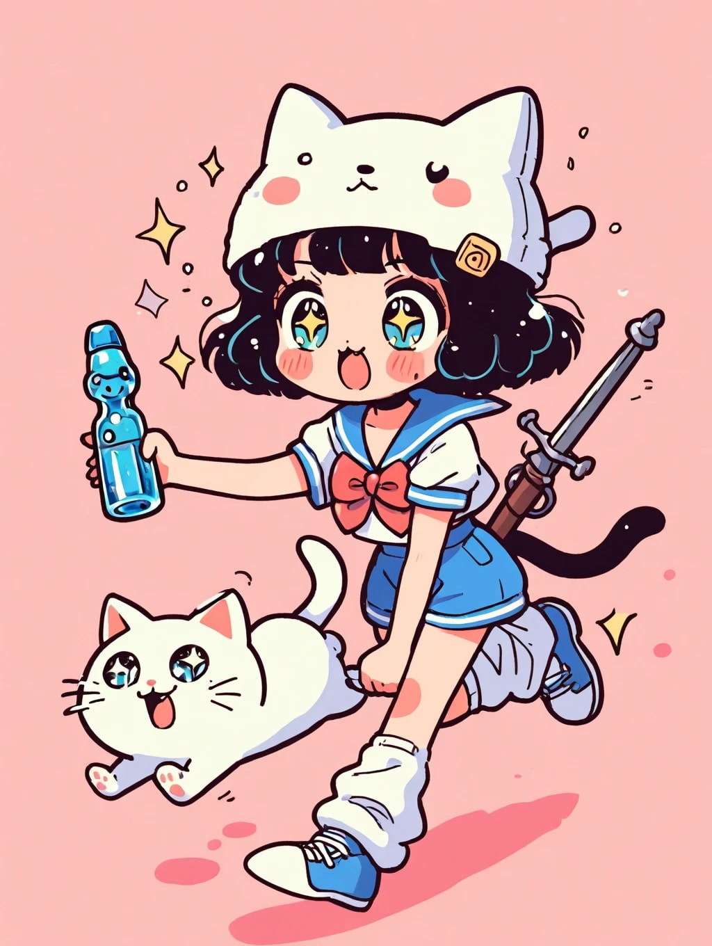 ラムネパワーでテンション上がってきたーッ！