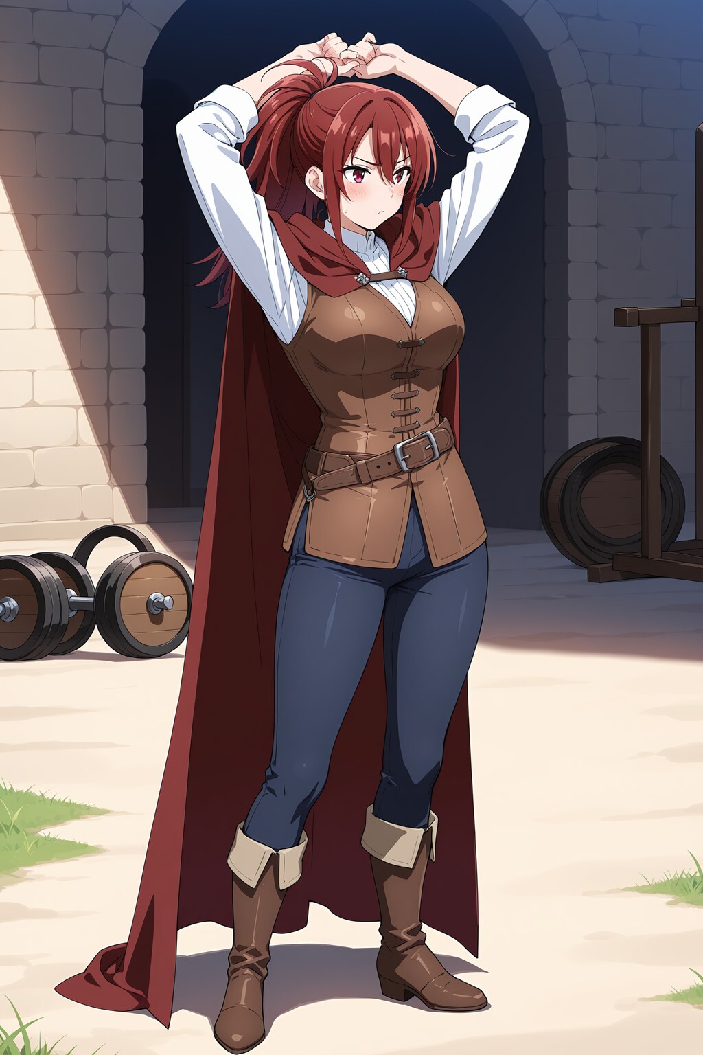 女騎士の普段着