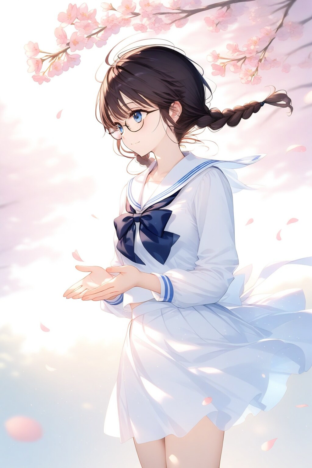 桜吹雪 2 | の人気AIイラスト・グラビア