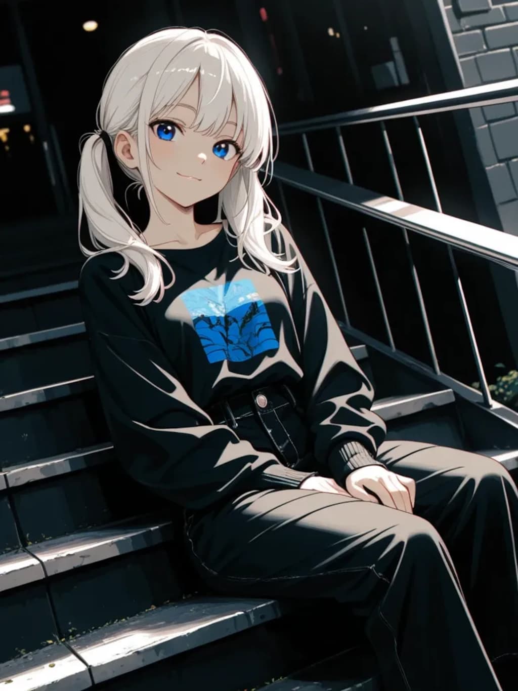 "階段グラビア"