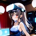 VRゴーグル装着ししょちゃんちちぷいちゃん 3枚目
