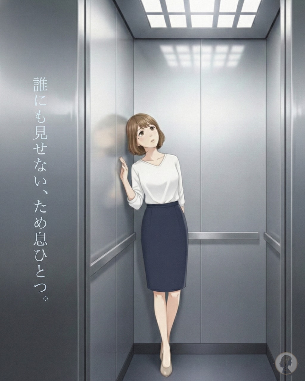 誰にも見せない、ため息ひとつ。