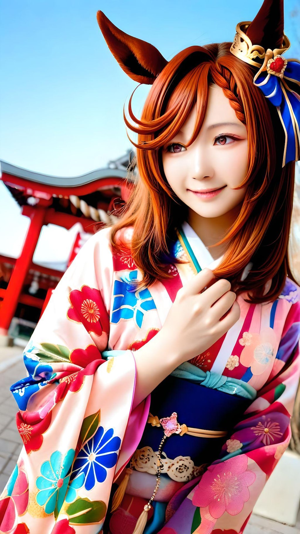 ウマ年の初詣 4