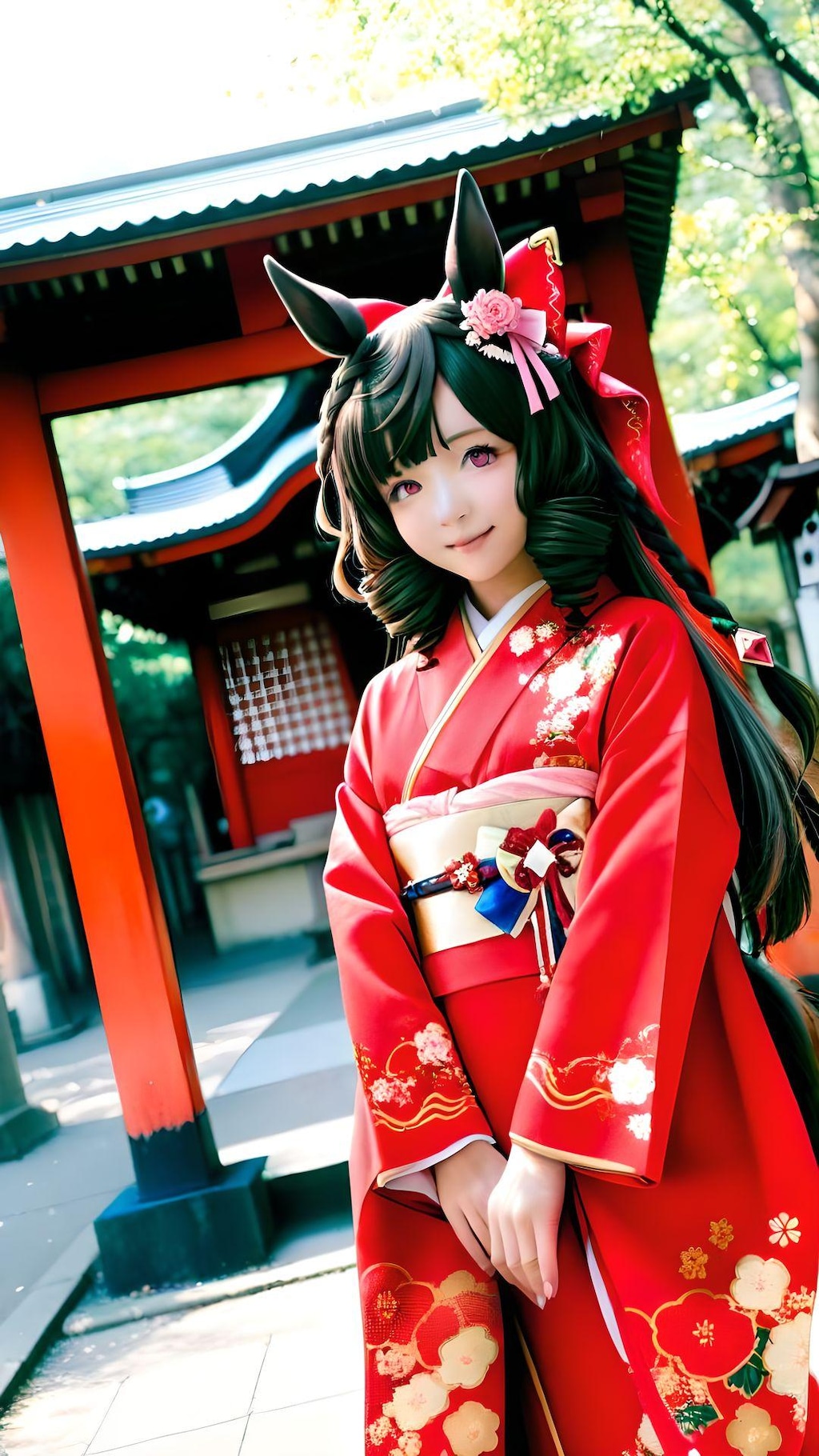 ウマ年の初詣 4