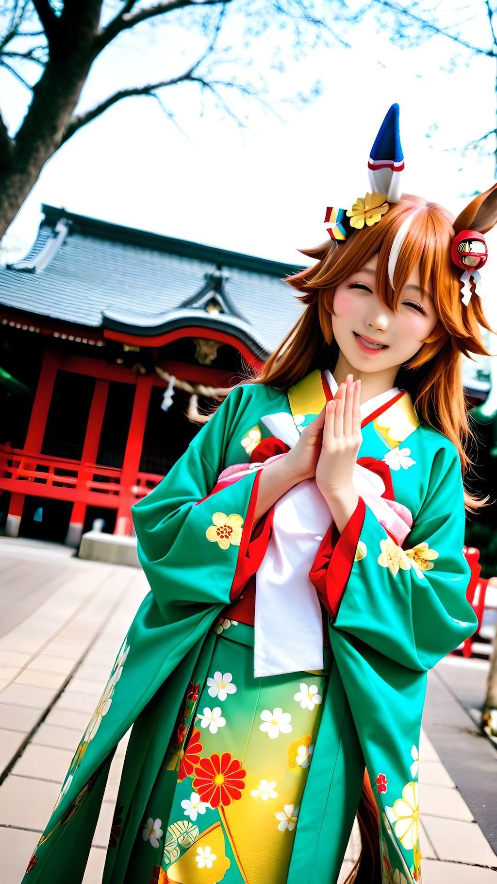 ウマ年の初詣 4