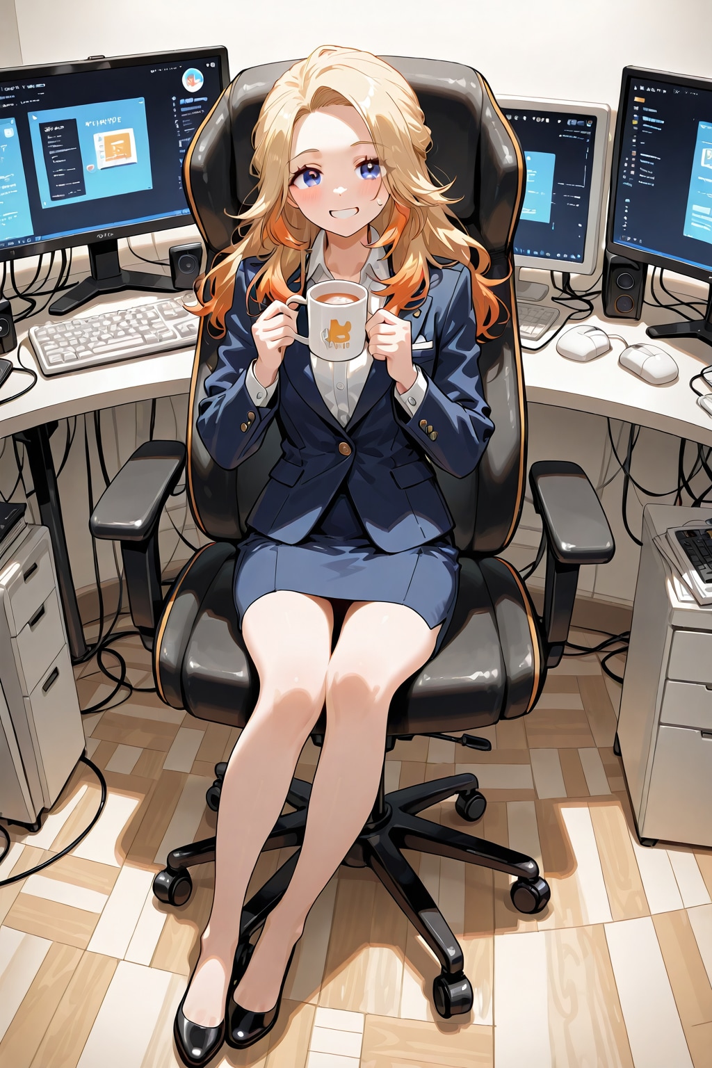 ここが、私のオフィスです。