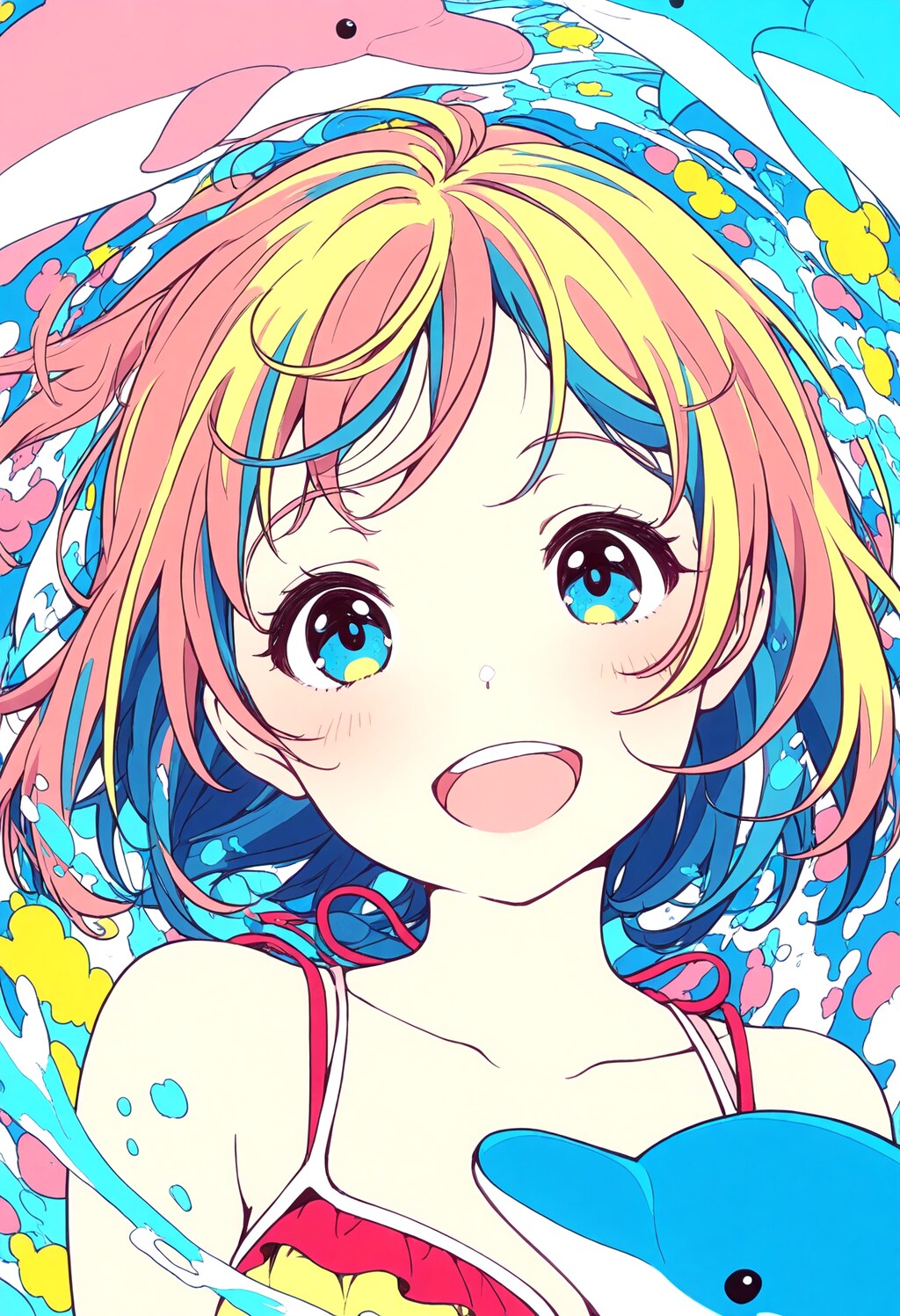 海とイルカ