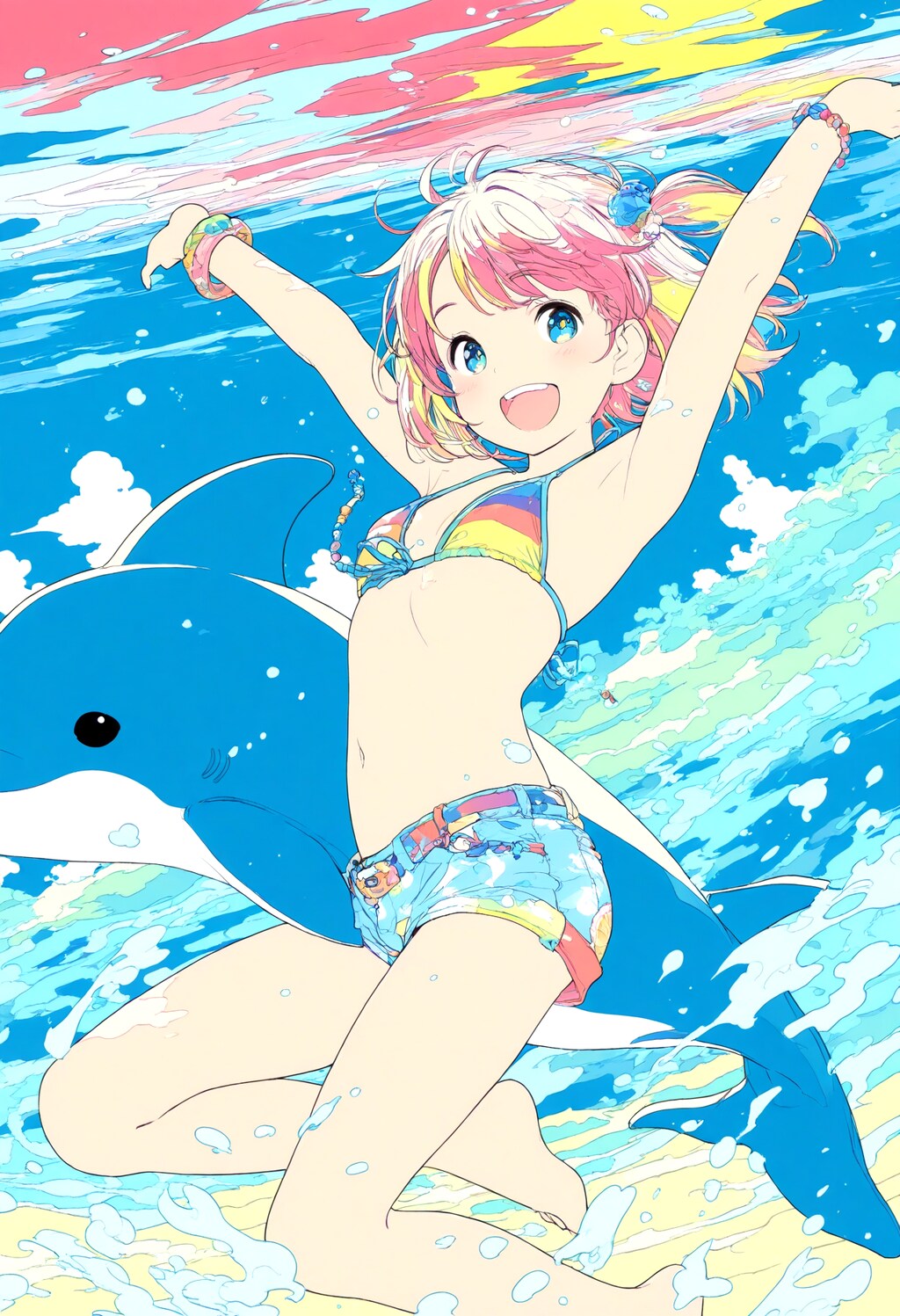 海とイルカ