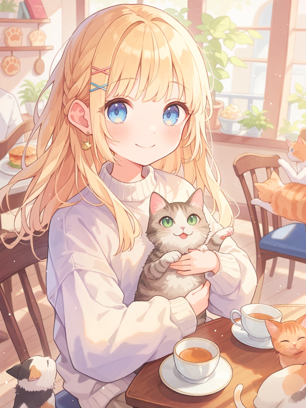 癒やしの猫カフェ