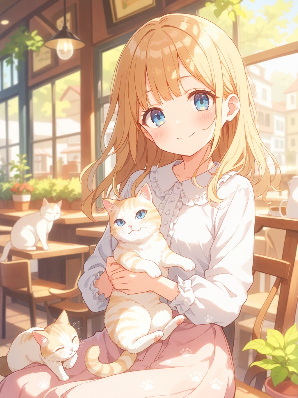 癒やしの猫カフェ