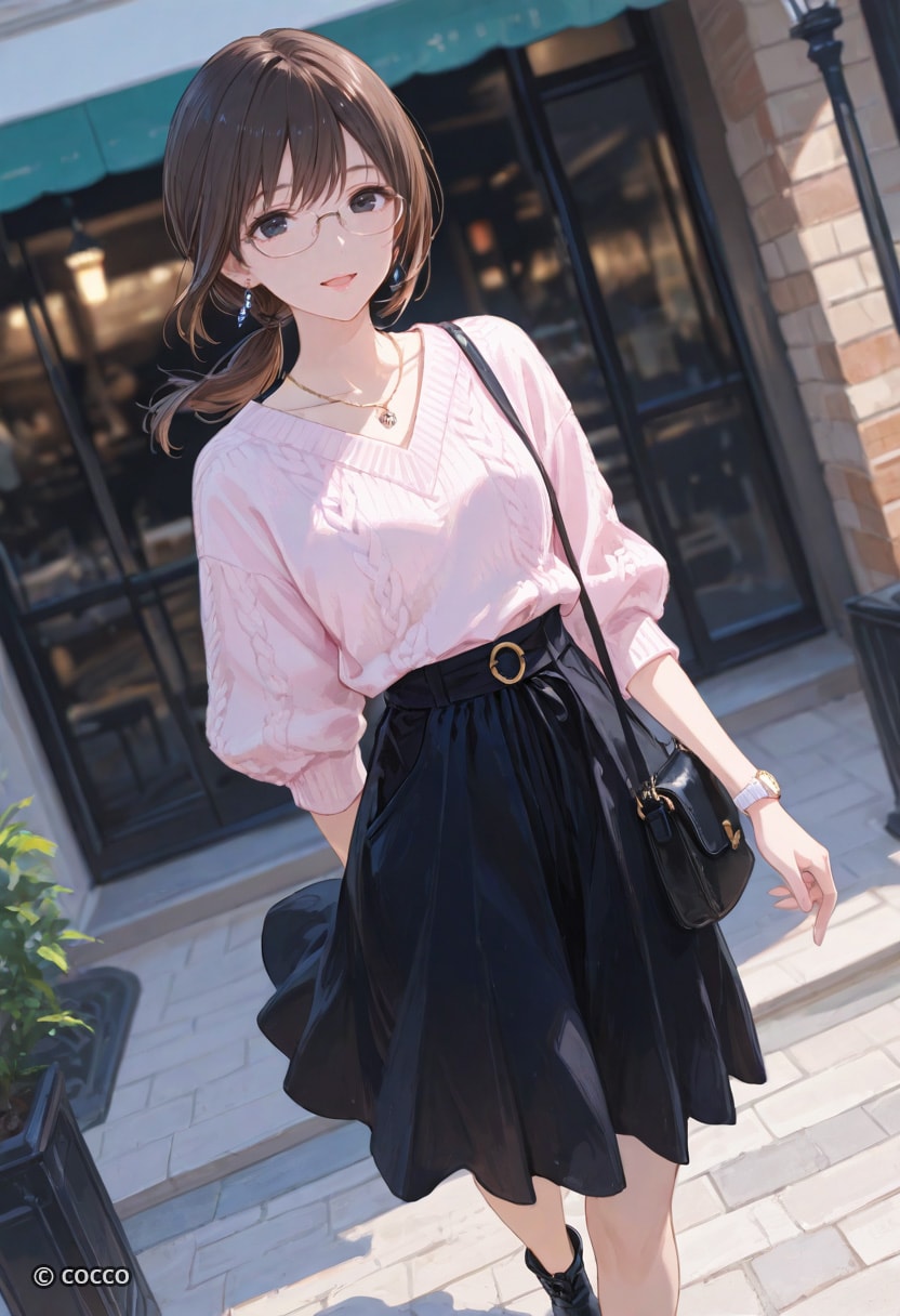 待ち合わせの街角 | の人気AIイラスト・グラビア