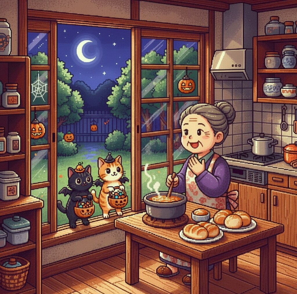 ばあちゃん！来たよ