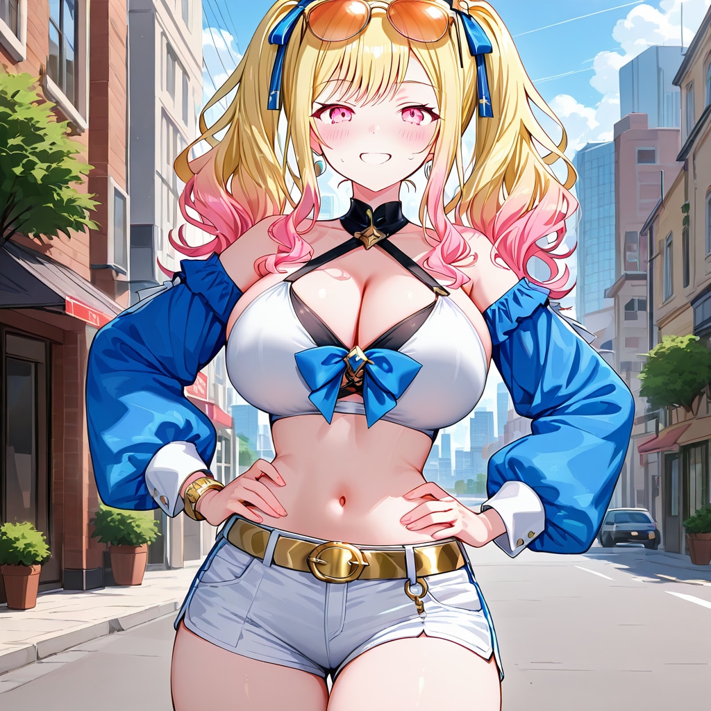 休日にお出かけする咲希