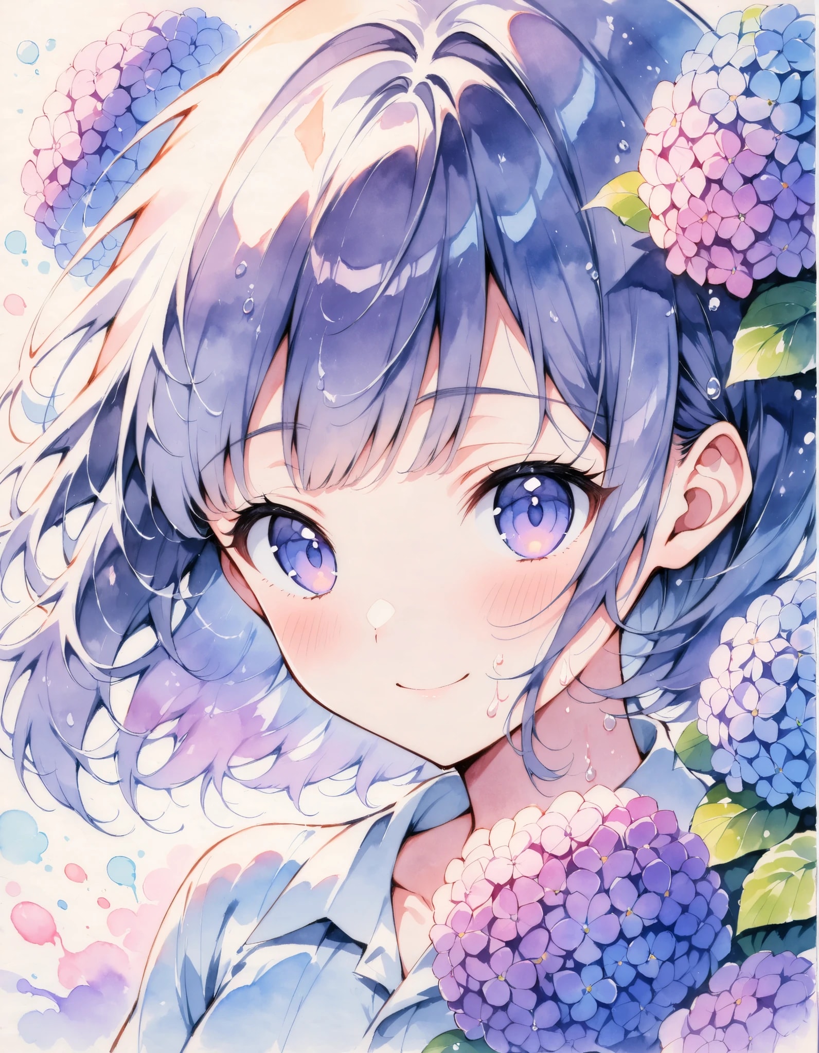 あじさいの季節ですね | の人気AIイラスト・グラビア