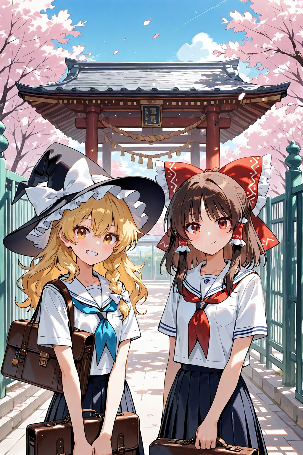 少女通学中...
