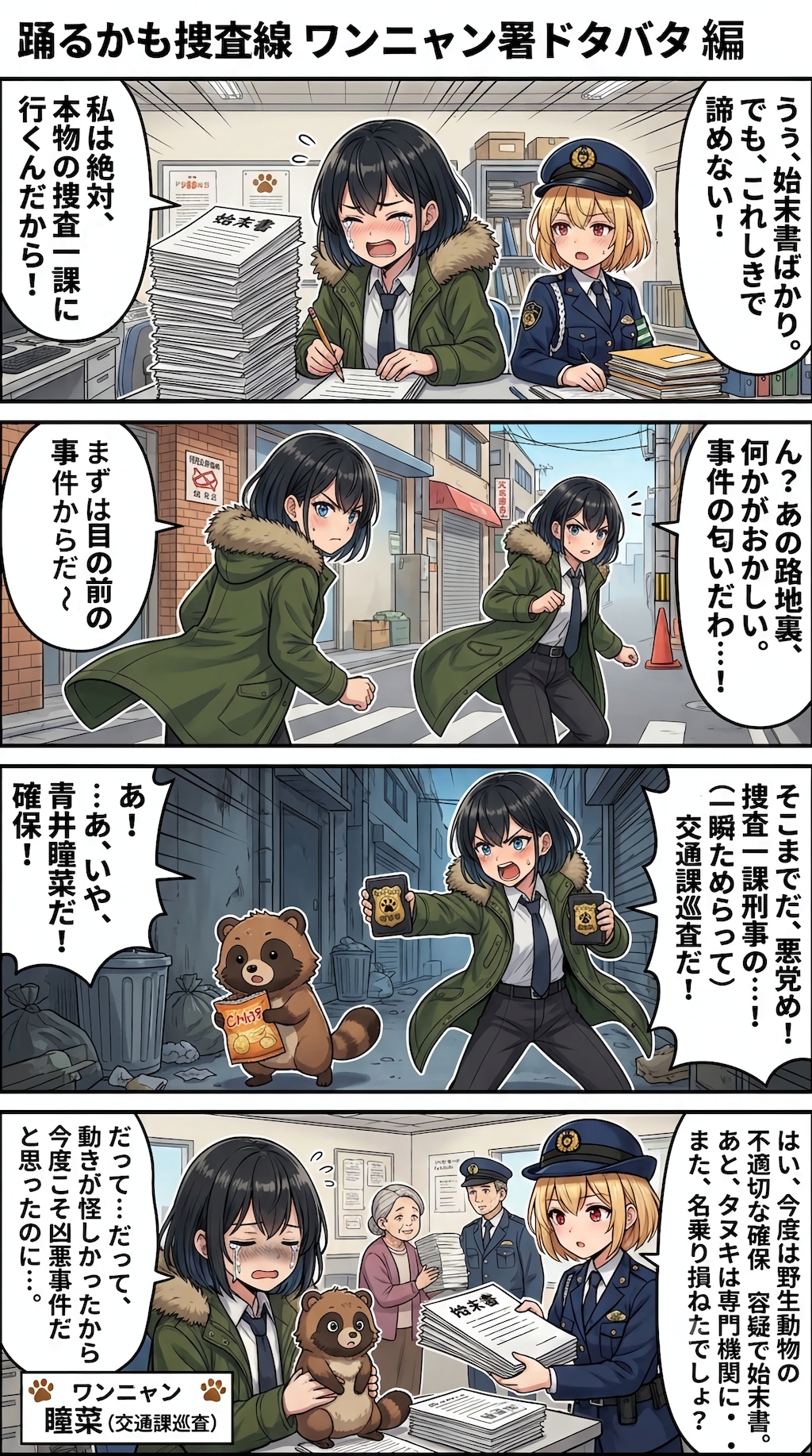 踊るかも捜査線〜ワンニャン署ドタバタ編