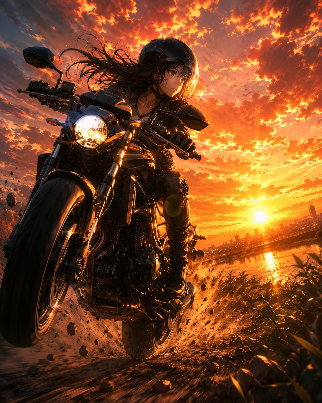 夕陽のライダー　其のニ
