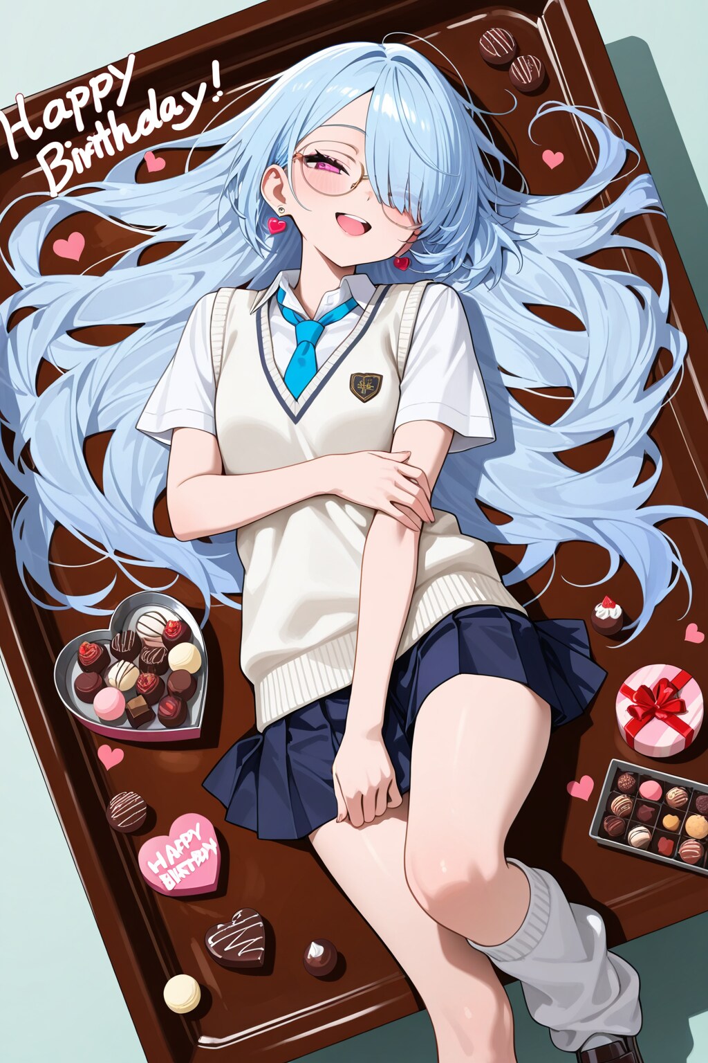 【誕生日FA】青原ミハルちゃん | の人気AIイラスト・グラビア