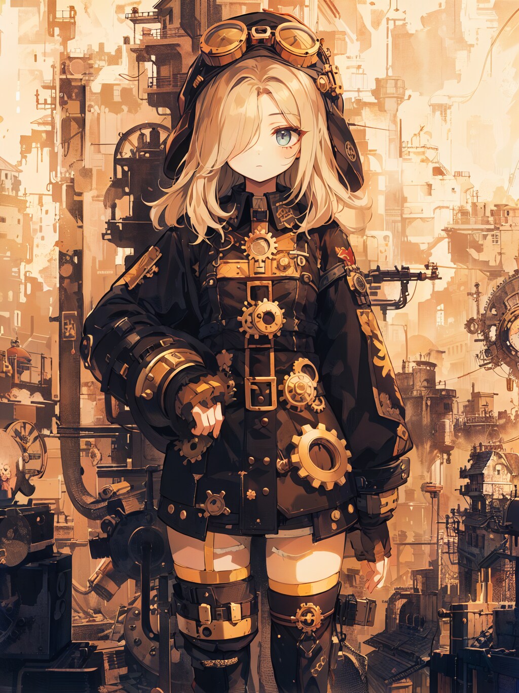 メカクレエンジニアガール