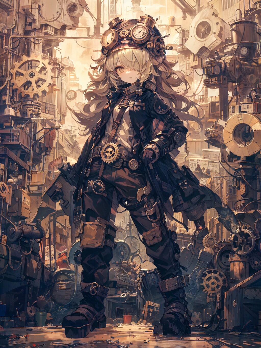 メカクレエンジニアガール