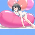 風船フェチの女の子 6枚目